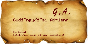 Gyöngyösi Adrienn névjegykártya